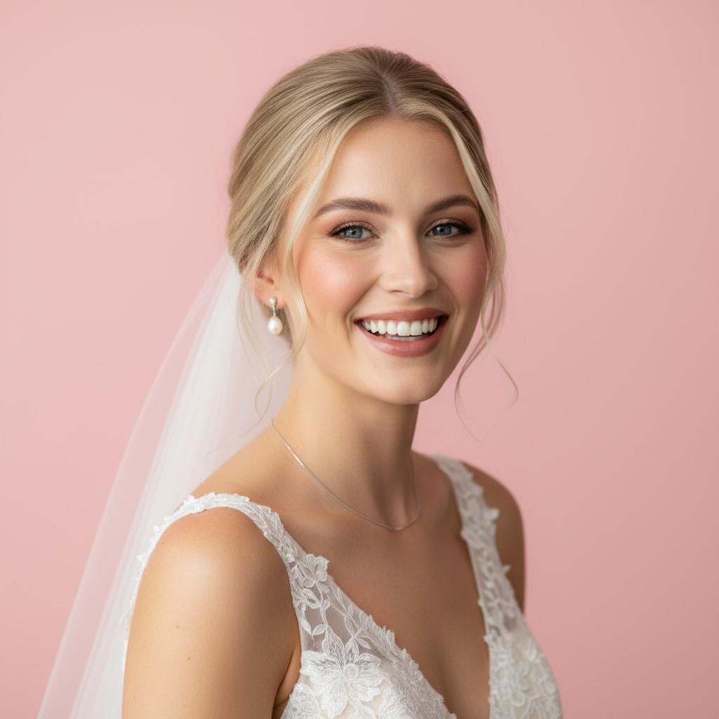 Veil Under Bun Ideas